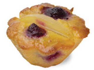 Pear & Raspberry Mini Cakes